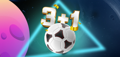 3+1 Jede 4. Wette ist gratis