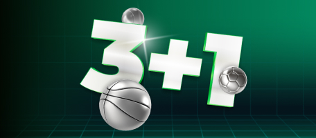 3+1 Every 4th bet is free